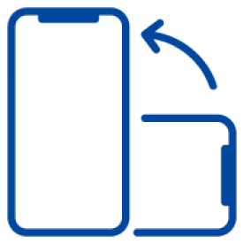 Поверните телефон вертикально